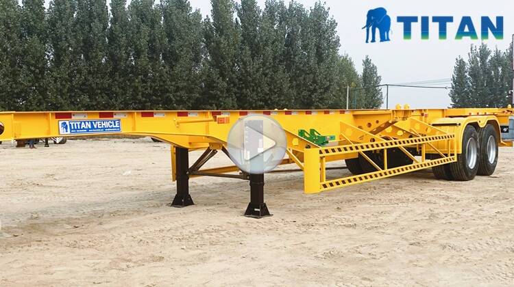 2 Axle Skeleton Trailer