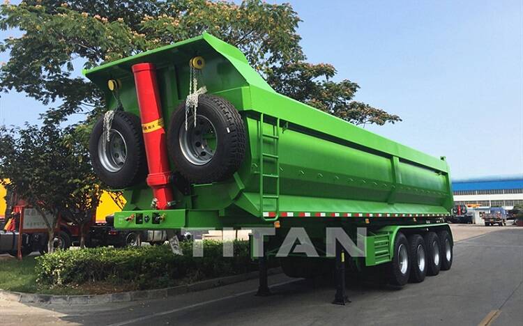 4 Axle End Dump Trailer