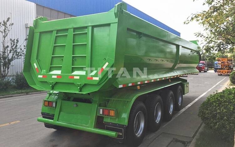 4 Axle End Dump Trailer