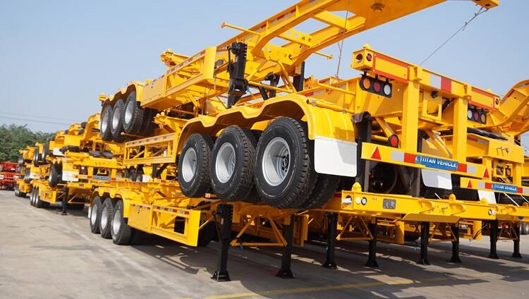 Container Chassis Price - 40ft Gooseneck Skeleton Trailer