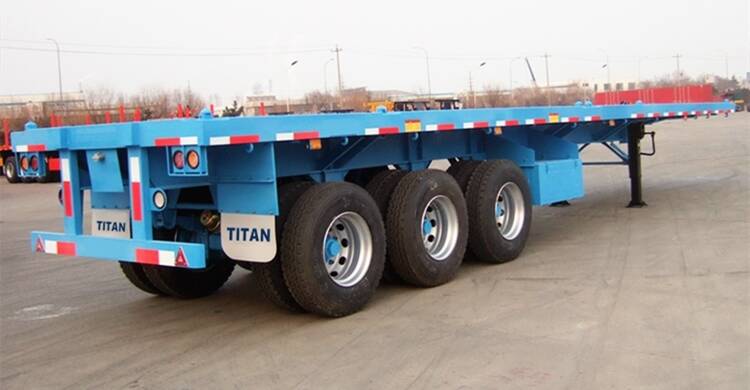 40 Foot Flatbed Semi Trailer for Sale in Nigeria - TITAN Vehicle