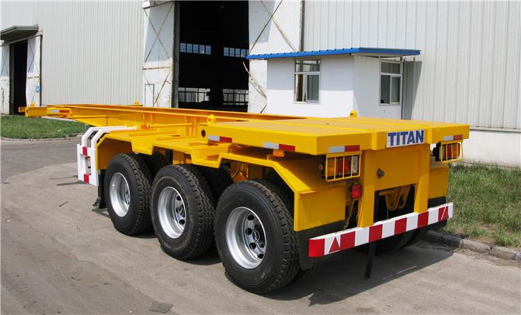 Tri Axle Container Trailer Chassis for Sale in Tanzania Dar es salaam