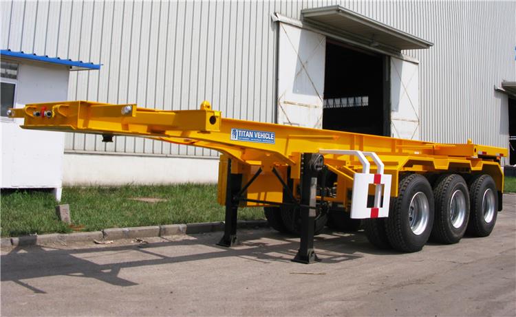 Tri Axle Container Trailer Chassis for Sale in Tanzania Dar es salaam