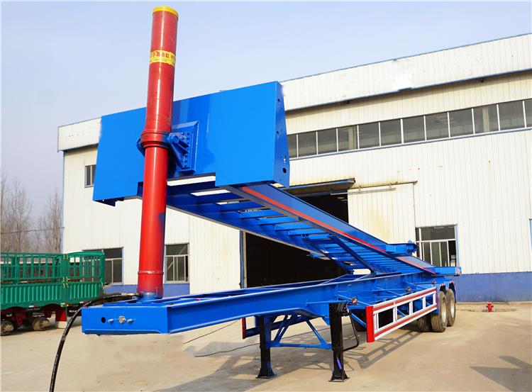 2 Axle 40ft Container Tipper Chassis Trailer