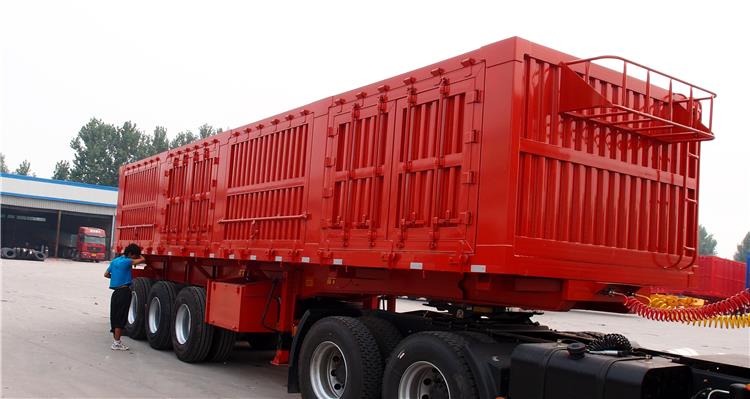 Tri Axle Side Tipper Semi Trailer for Sale 