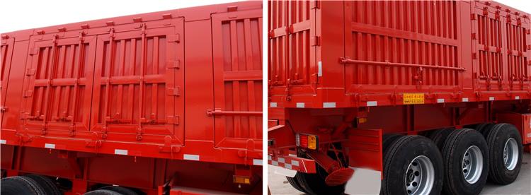 Tri Axle Side Tipper Semi Trailer for Sale 