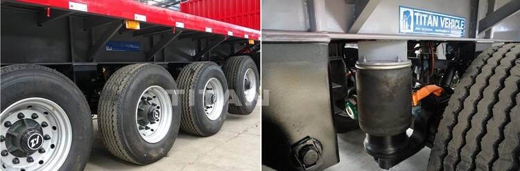 48 ft Flatbed Trailer for Sale in Tanzania - TITAN Vehicle