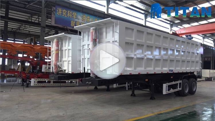 tipping trailer video
