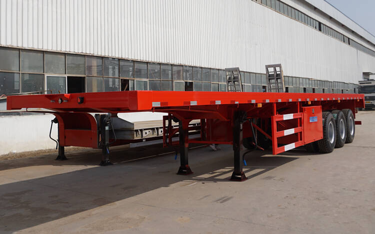 China Tri Axle Flatbed Trailer for Sale in Congo - TITAN Vehicle