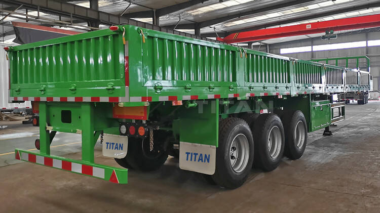 Sidewall Semi Trailer for Sale in Madagascar - TITAN Vehicle