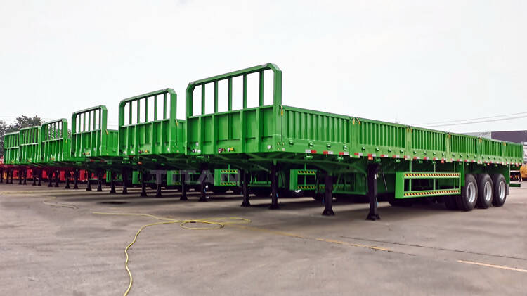 Sidewall Semi Trailer for Sale in Madagascar - TITAN Vehicle