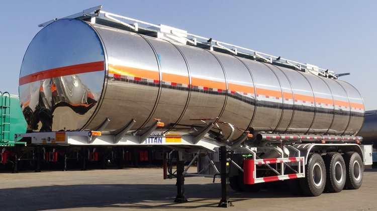 Tri Axle Stainless Steel Tanker for Sale In Sudan Port Sudan