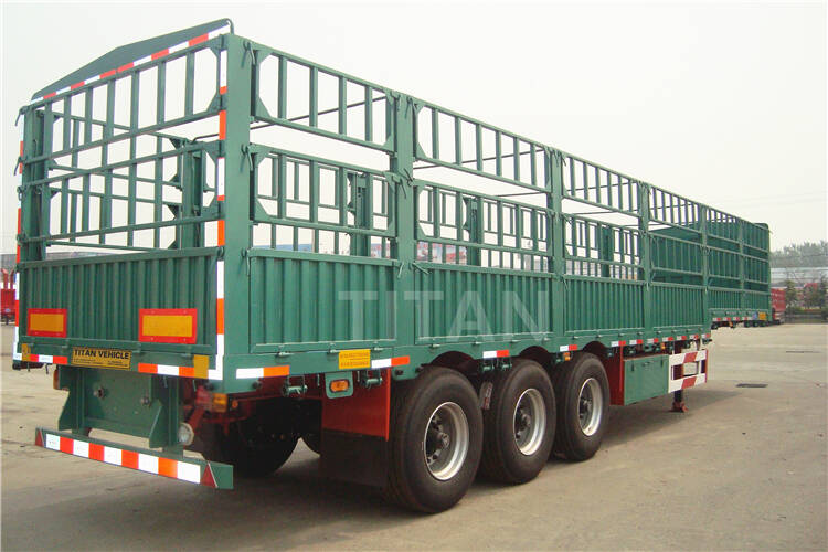 Gooseneck Stake Semi Trailer for Sale in Madagascar - TITAN Vehicle