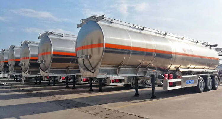 Aluminum Fuel Tanker Trailer for Sale In Sierra Leone