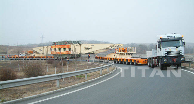Girder Bridge Heavy Haul Trailer for Sale in Sudan - TITAN Vehicle