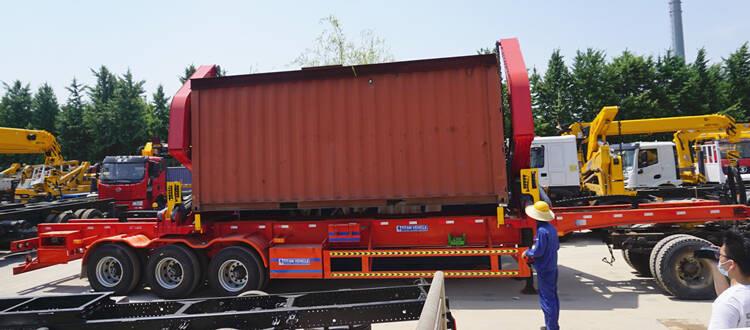 37Ton Side Loader Container Trailer