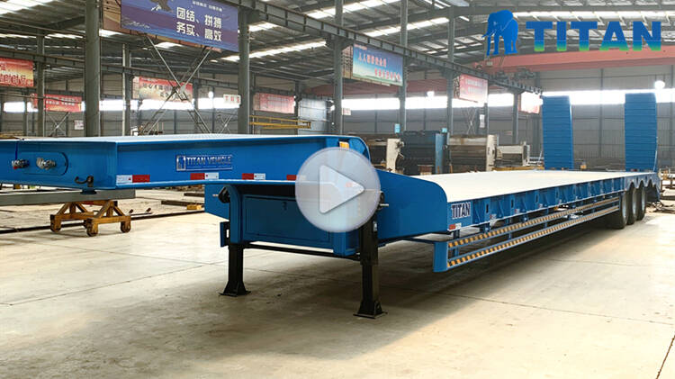Lowbed semi trailer
