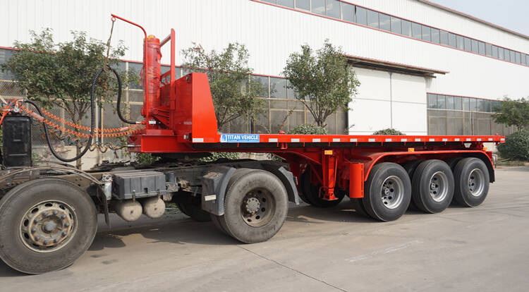 20ft container tipping flatbed trailer for sale