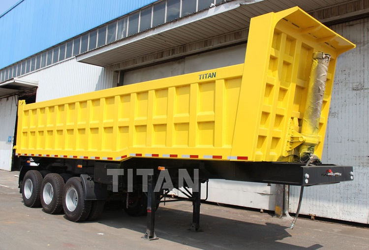 80 Ton Hydraulic Tipper Trailer for Sale Zambia Lusaka