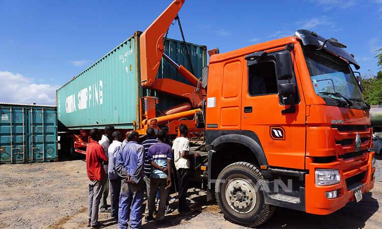 Side Loader Trailer Container Price