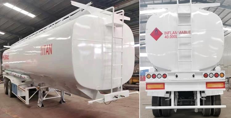 Factory Show of Gas Tanker Trailer
