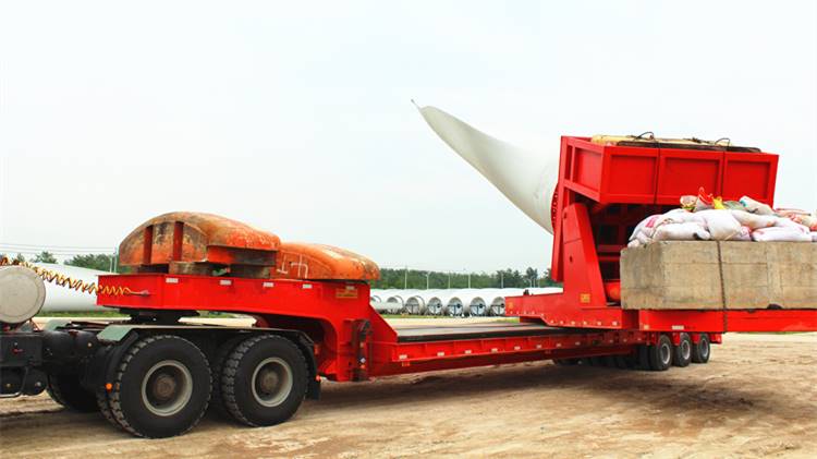 Windmill Blade Transport Trailer for Sale in Vietnam