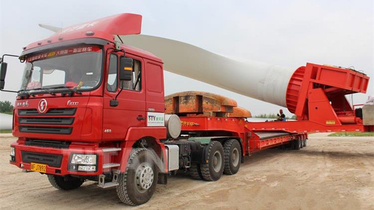 Windmill Blade Transport Trailer for Sale in Vietnam