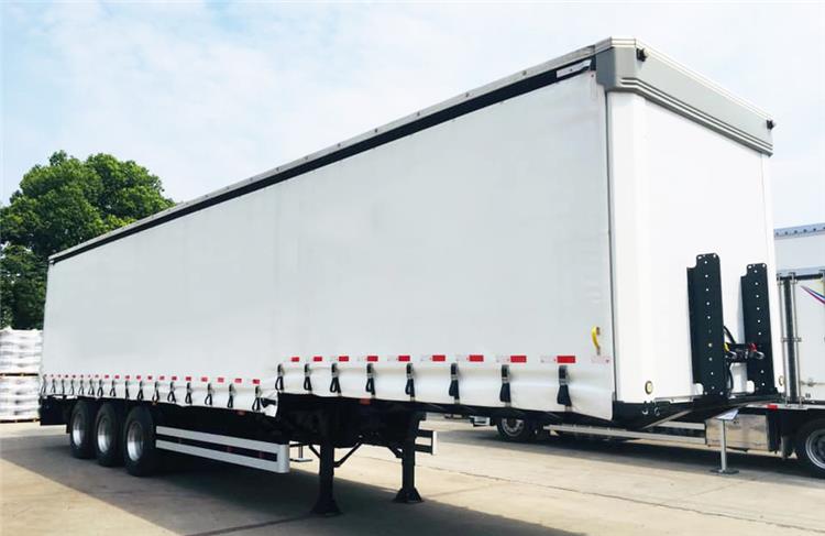 45ft Tri Axle Curtain Side Trailer for Sale in Nigeria