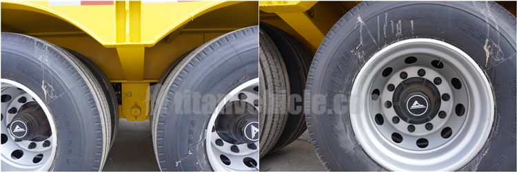 60ton Front Loading Low Bed Trailer for Sale in Djibouti