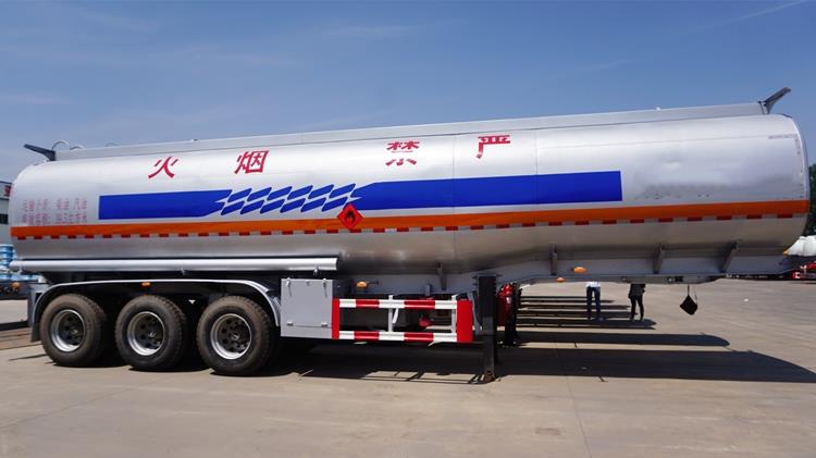 3 Axle Aluminum Tanker Trailer for Sale In Zambia NDOLA