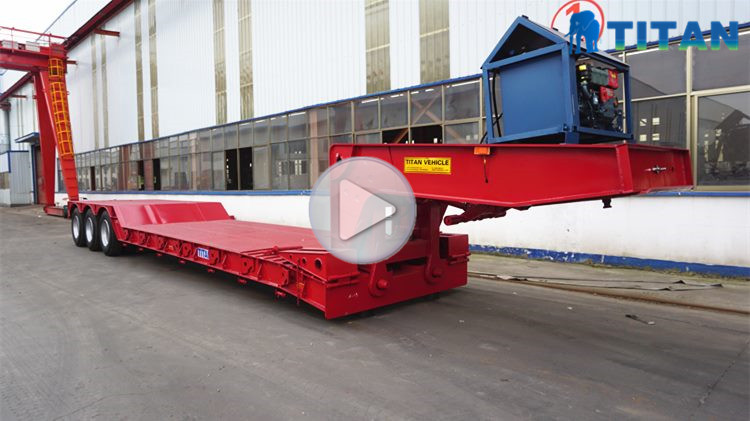 3 axle low bed gooseneck trailer , 80ton lowbed gooseneck trailer , low bed gooseneck trailer for sale