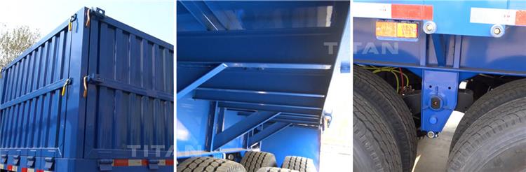 Tri Axle Dropside Trailer for Sale in Mali - TITAN Vehicle