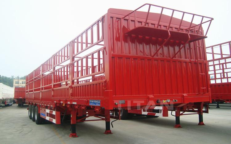 Fence 40t Cargo Trailer for Sale in Algeria - TITAN Vehicle