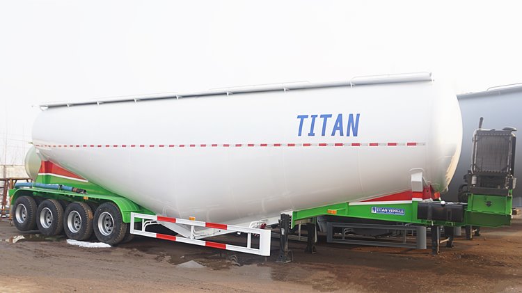 4 Axle Bulk Cement Tanker Trailer Price in Mauritania