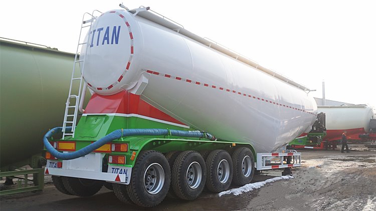 4 Axle Bulk Cement Tanker Trailer Price in Mauritania