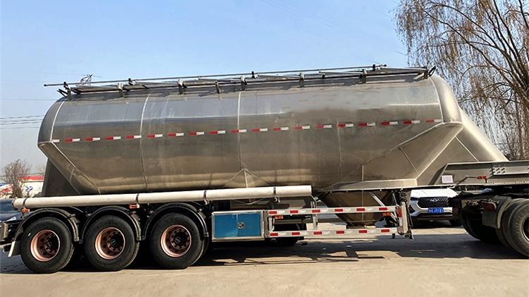 3 Axle Aluminium Allloy Flour Wheat Trailer