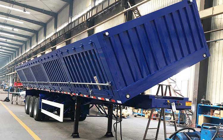 34 Ton Side Tipper Trailer for Sale In Senegal SNKLC
