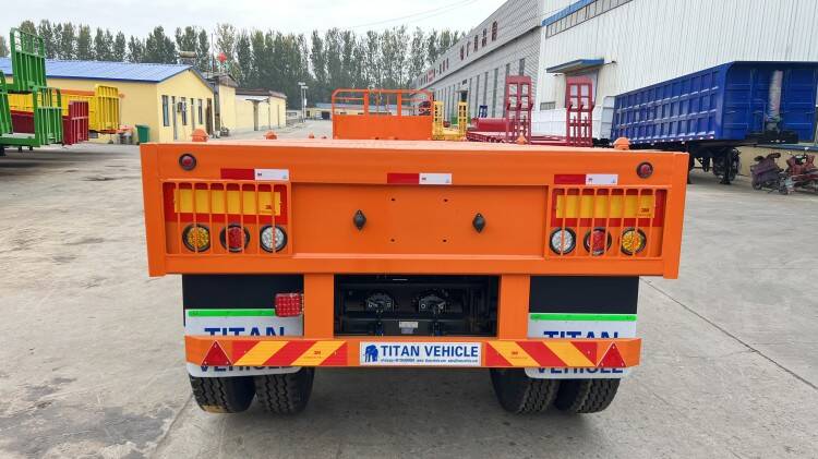 4 Axle 48 Ft Flatbed Trailer for Sale Near Me in Ghana