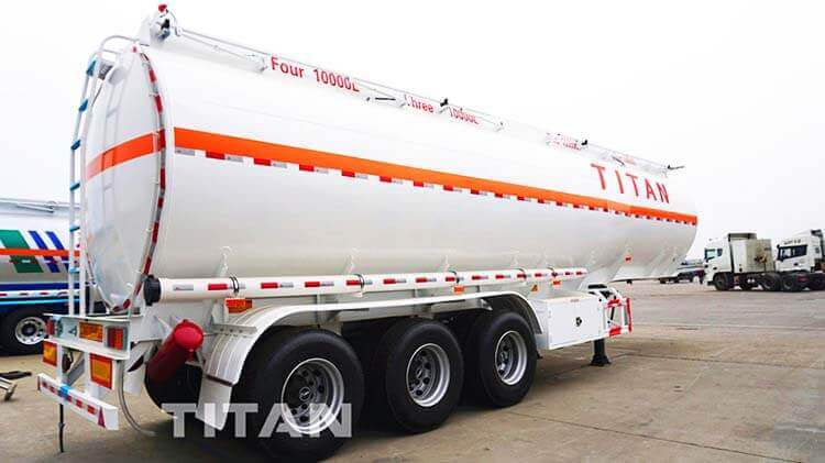 3 Axle 40000 Liters Fuel Tanker Trailer for Sale
