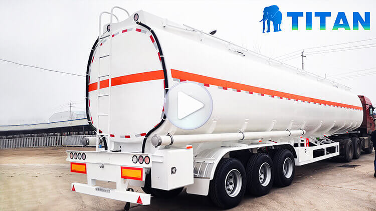 Fuel Tanker Trailer for Sale | 3 Axle 45000 Liters Fuel Trailers