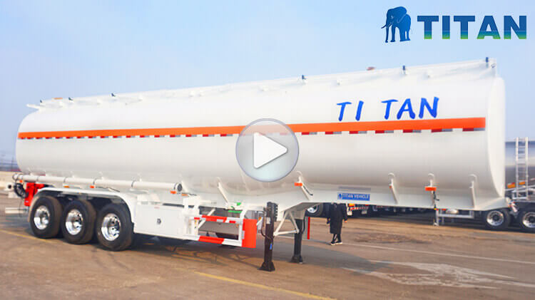 3 Axle 42000 L Stainless Steel Tanker Trailers for Sale in Guinea