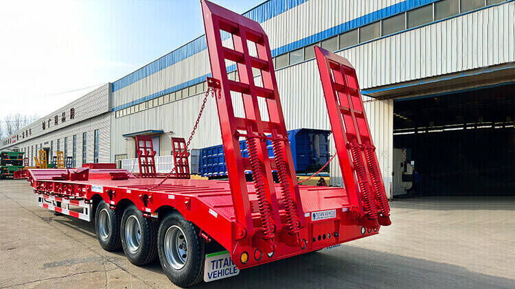 3 Axle 60ton Lowbed Trailer for Sale Types