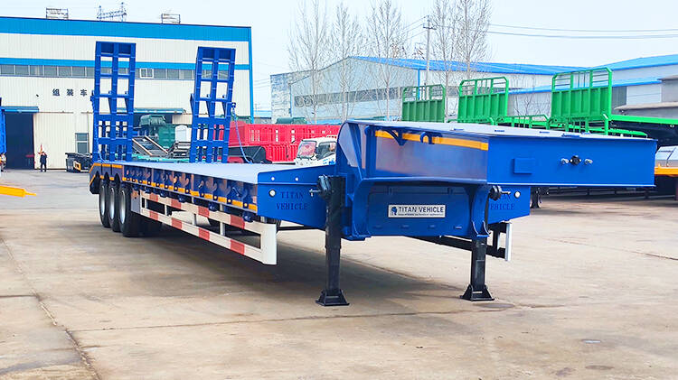 3 Axle 80ton Low Loader Trailer for Sale in Madagascar