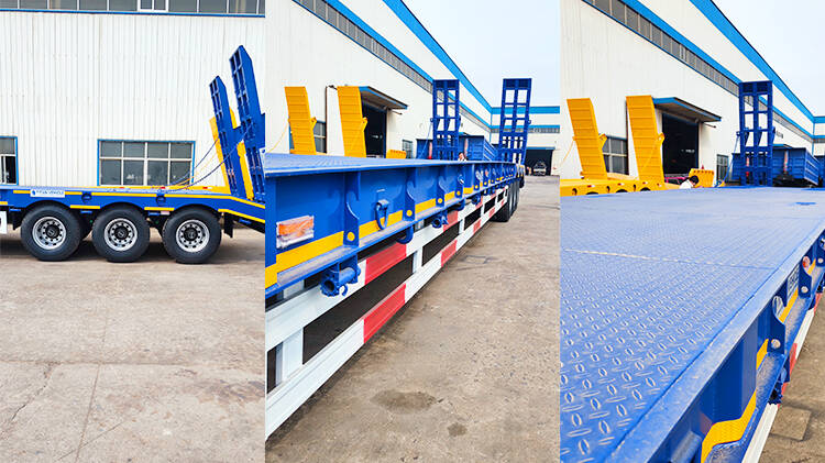 3 Axle 80ton Low Loader Trailer for Sale in Madagascar