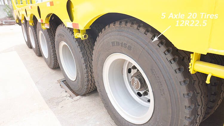 5 Axle Low Bed Semi Trailer for Sale in Nigeria