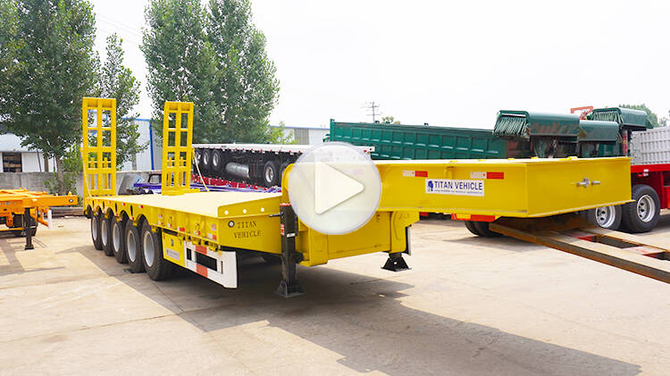 5 Axle Low Bed Semi Trailer for Sale in Nigeria