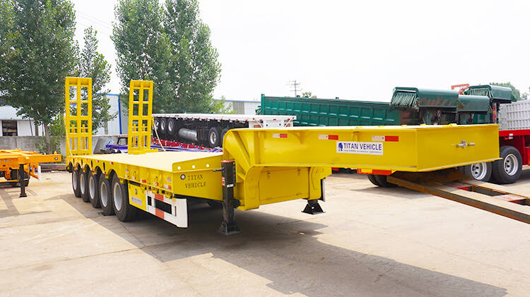 5 Axle Low Bed Semi Trailer for Sale in Nigeria