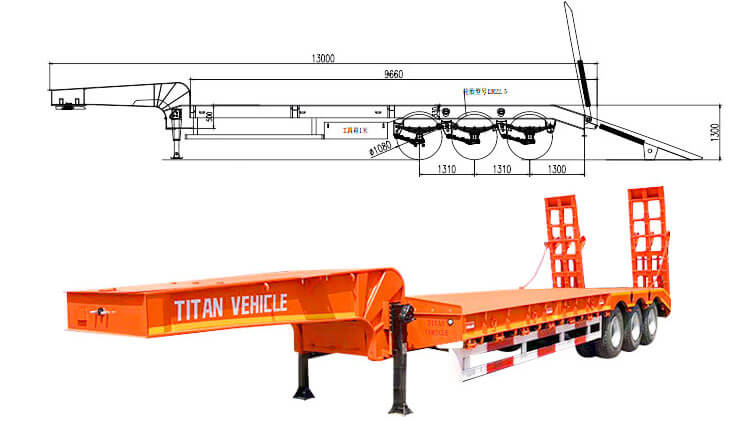 Cần bán loại rơmoóc sàn thấp 3 trục 60 tấn tại Việt Nam