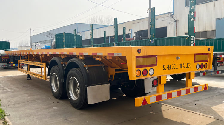 Superdoll Trailer Price in Tanzania - 2 Axle Flat Bed Trailers for Sale Near Me
