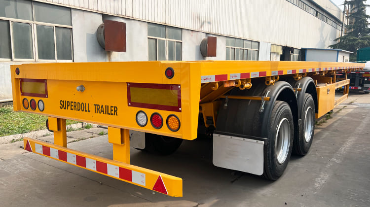 Superdoll Trailer Price in Tanzania - 2 Axle Flat Bed Trailers for Sale Near Me